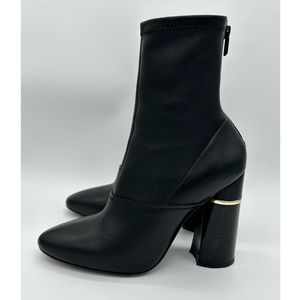 3.1 Philip Lin Leather Ankle Sock Boots